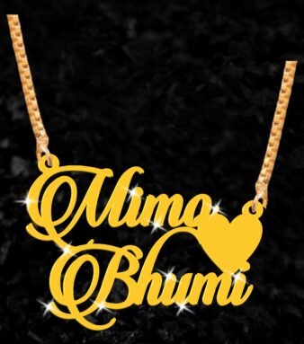 Personalised name pendant