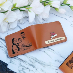 Sketch Indian Leather Wallet